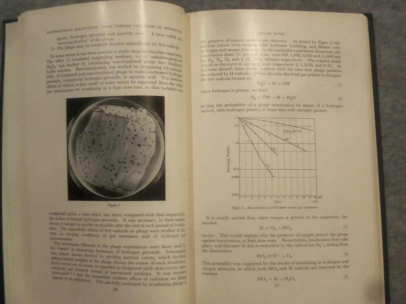 1955 RADIOBIOLOGY SYMPOSIUM 1954 BY BACQ & ALEXANDER - KD 2759L