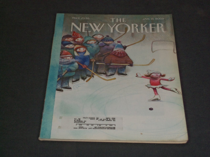 2003 JANUARY 13 THE NEW YORKER MAGAZINE - ILLUSTRATED COVER - NY 1968
