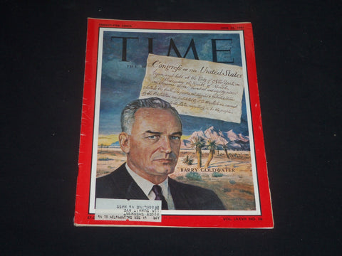 1961 JUNE 23 TIME MAGAZINE - BARRY GOLDWATER - T 1802