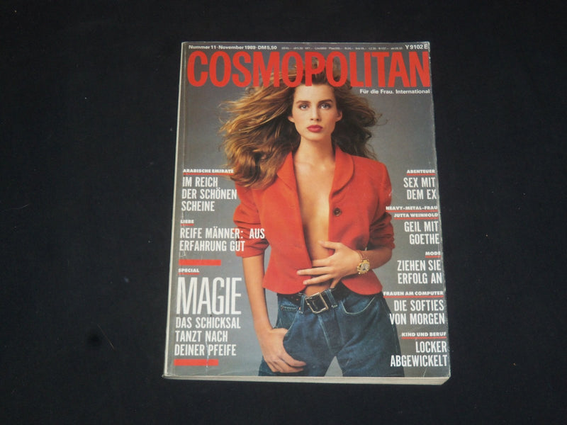 1989 NOVEMBER COSMOPOLITAN MAGAZINE- INTERNATIONAL EDITION -SP 5879
