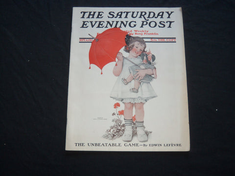 1915 SEPTEMBER 4 THE SATURDAY EVENING POST MAGAZINE - ILLUSTRATED COVER - SP 668