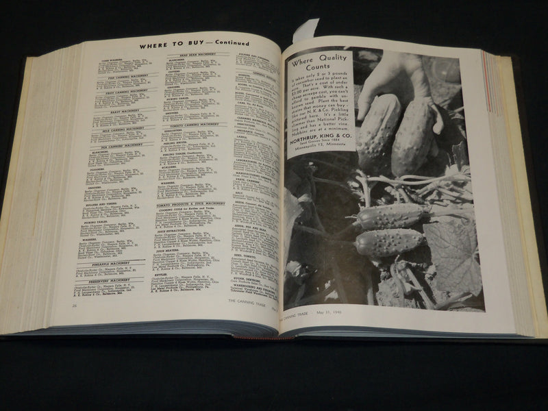 1948 FEBRUARY-JULY THE CANNING TRADE WEEKLY MAGAZINE BOUND VOLUME - KD 3409B