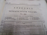 1821-22 JOURNALS OF THE HOUSE OF COMMONS- KING GEORGE IV 1ST YEAR REIGN- KD 1328