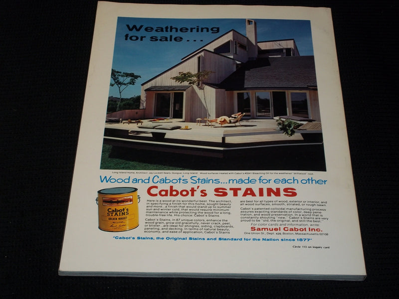 1980 APRIL ARCHITECTURAL RECORD MAGAZINE - DETROIT HEALTH CARE COVER - E 5966
