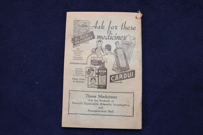 1941 THE LADIES BIRTHDAY ALMANAC - MEIER DRUG CO. - INDIANA - SOFTCOVER - K 1495