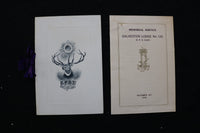 1903-1928 B.P.O. OF ELKS MEMORIAL PROGRAMS - LOT OF 17 - K 3052