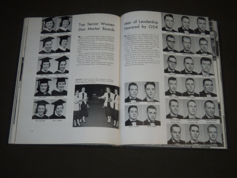 1957 TERRAPIN UNIVERSITY OF MARYLAND COLLEGE YEARBOOK - GREAT PHOTOS - YB 1169