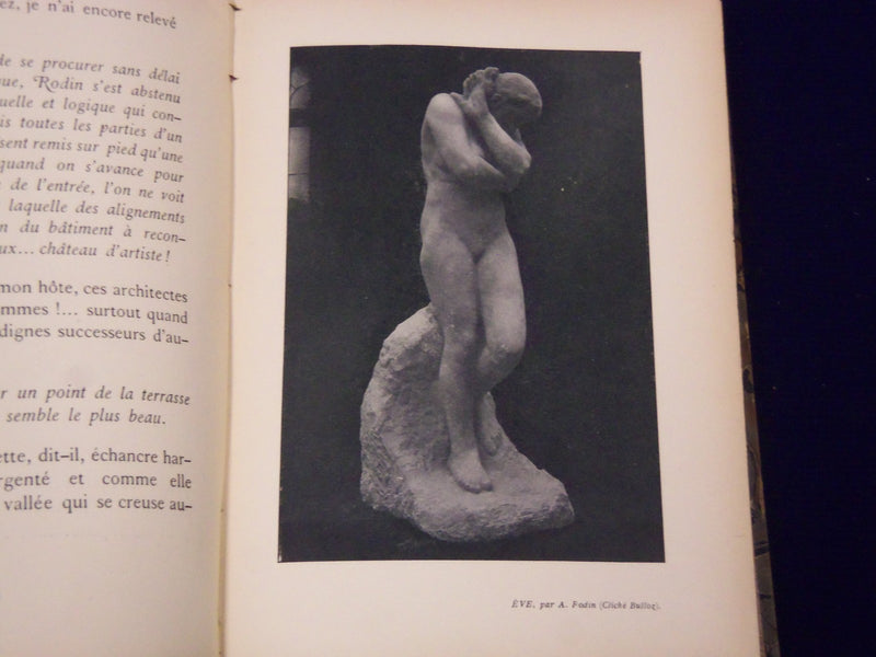 1912 L'ART ENTRETIENS REUNIS PAUL GSELL FRENCH VOLUME BY AUGUSTE RODIN - KD 2310