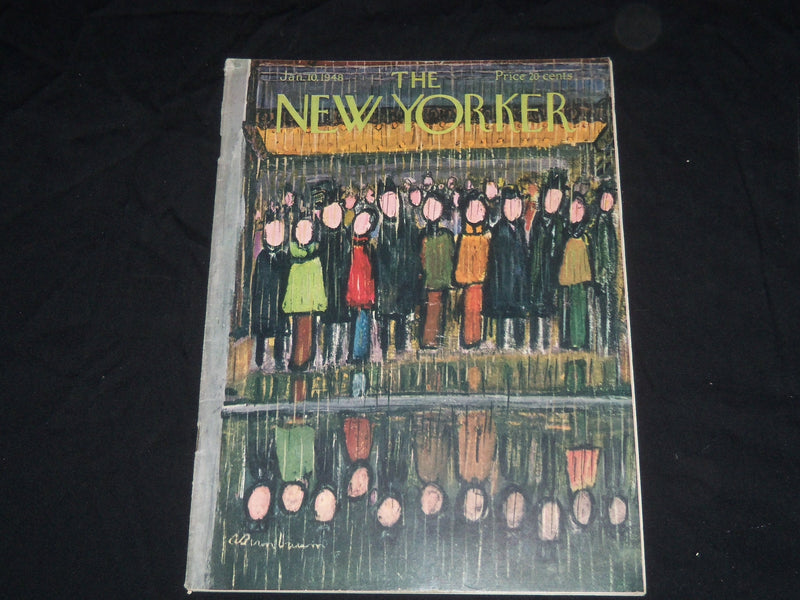 1948 JANUARY 10 THE NEW YORKER MAGAZINE - ILLUSTRATED COVER - NY 196