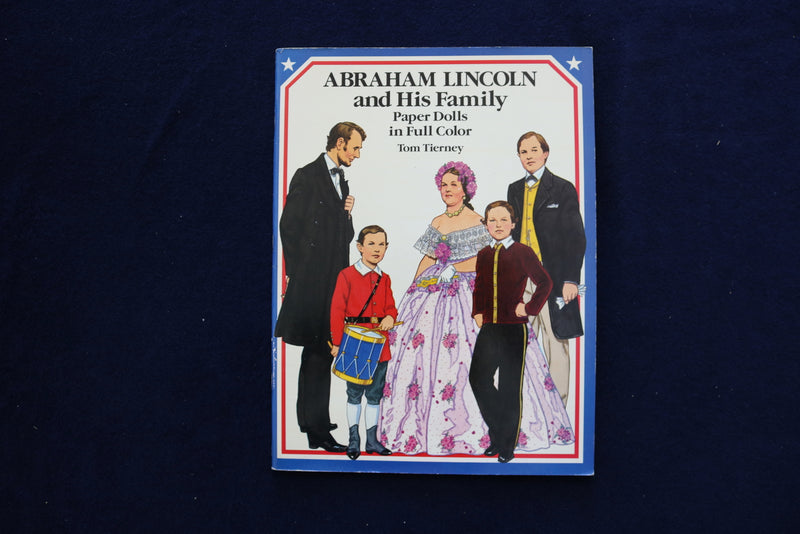 1989-1994 PRESIDENTIAL FAMILY PAPER DOLL BOOKS-LINCOLN-CLINTON-LOT OF 3 - O 3637