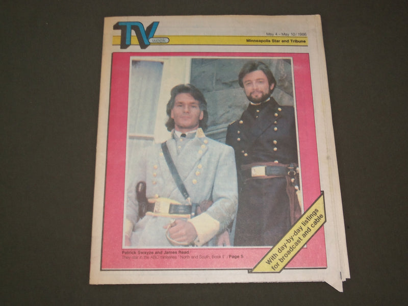 1986 MAY 4-10 MINNEAPOLIS STAR AND TRIBUNE MAGAZINE - PATRICK SWAYZE - SP 9786