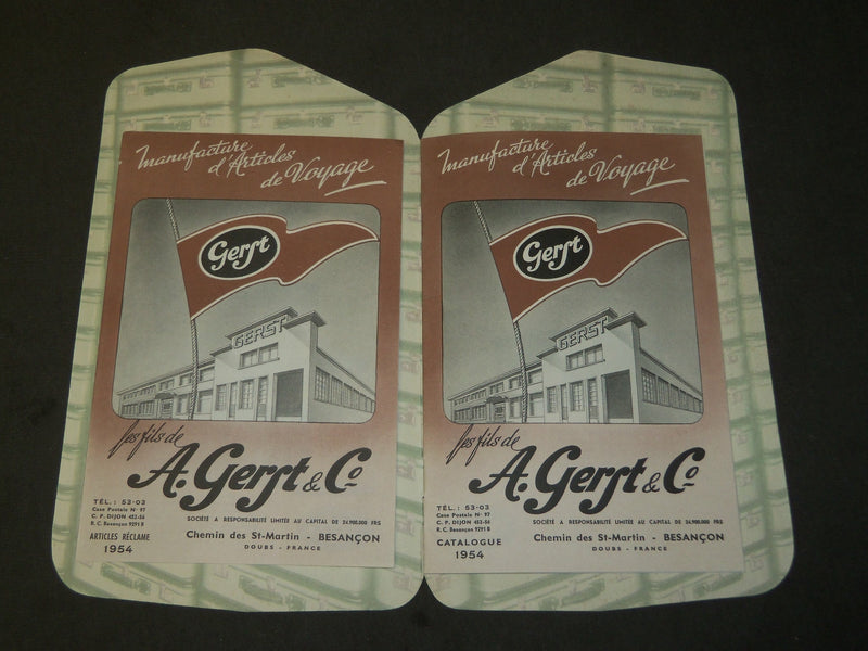 1954 A. GERST & COMPANY MANUFACTURE D'ARTICLES FRENCH CATALOG - J 3687