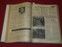 1957 RWDSU RECORD NEWSPAPER BOUND VOLUME NO. 4 - RETAIL - WHOLESALE - R 15H