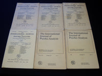 1955-1966 THE INTERNATIONAL JOURNAL OF PSYCHO-ANALYSIS LOT OF 6 ISSUES - WR 273