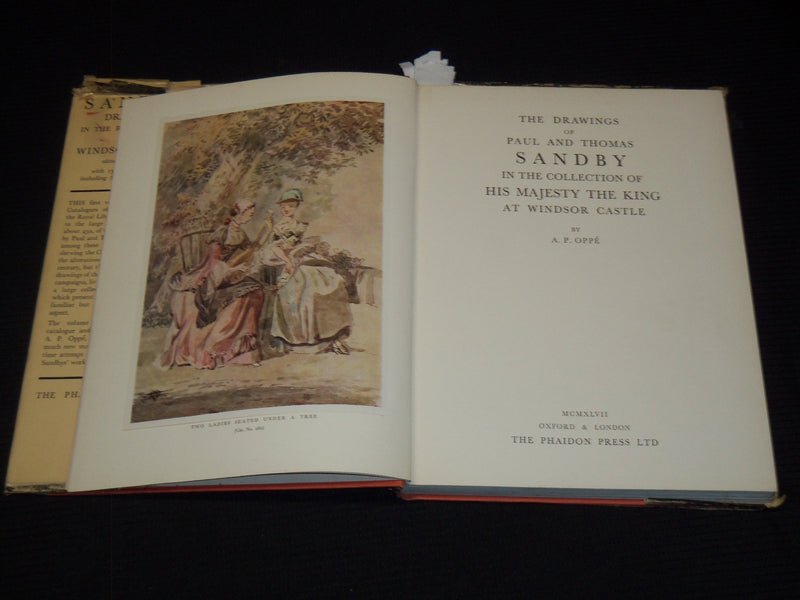 1947 THE DRAWINGS OF PAUL & THOMAS SANDBY WINDSOR -BOOK BY A. B. OPPE - KD 4585O