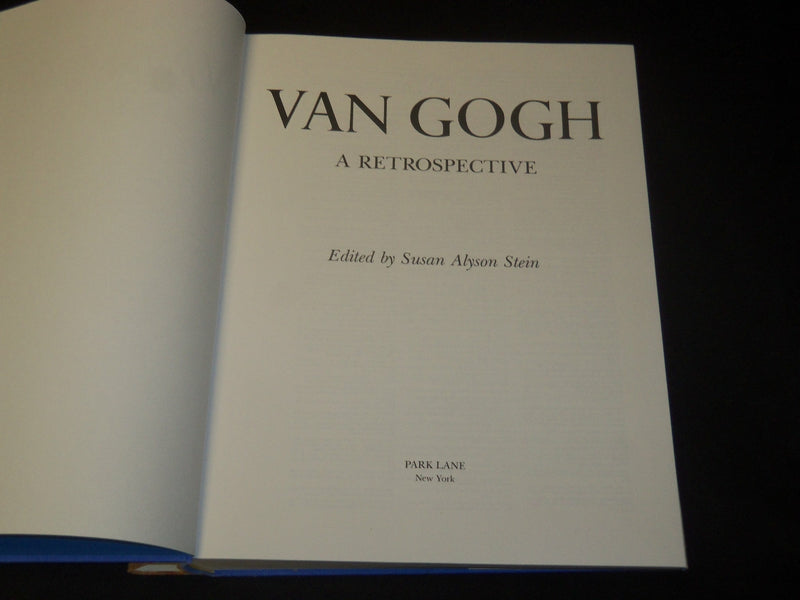 1986 VAN GOGH A RETROSPECTIVE BOOK EDITED SUSAN ALYSON STEIN - I 1813