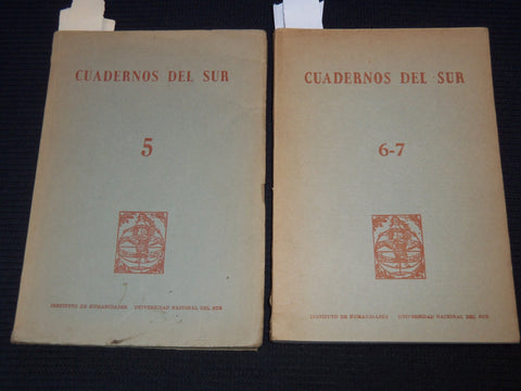 1966-1967 CUADERNOS DEL SUR SPANISH MAGAZINES LOT OF 2 - O 1864B