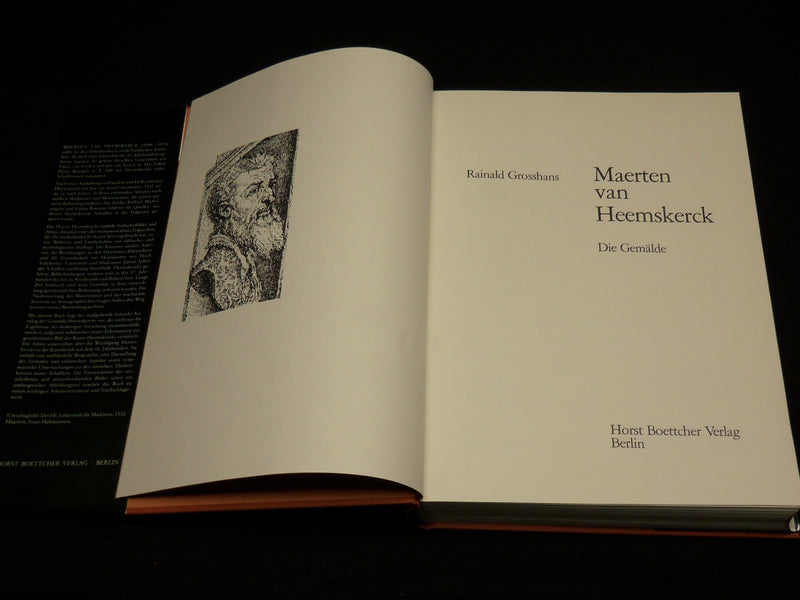1980 MAERTEN VAN HEEMSKERCK HARDCOVER BOOK BY RAINALD GROSSHANS - R 726S