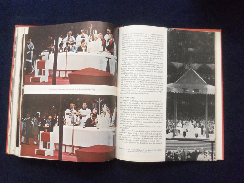 1965 AN INSTRUMENT OF YOUR PEACE HARDCOVER BOOK-U.S. VISIT POPE PAUL VI- KD 8810