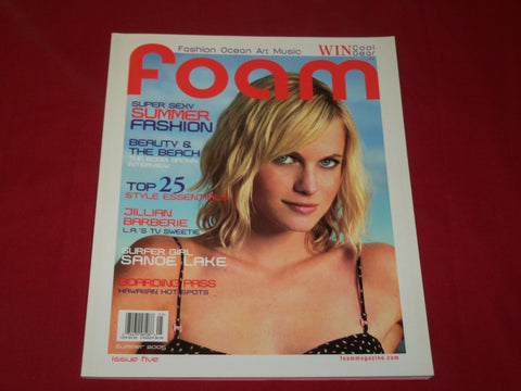 2005 SUMMER FOAM MAGAZINE ISSUE NO. 5 - GREAT COVER - FASHION - RC 828