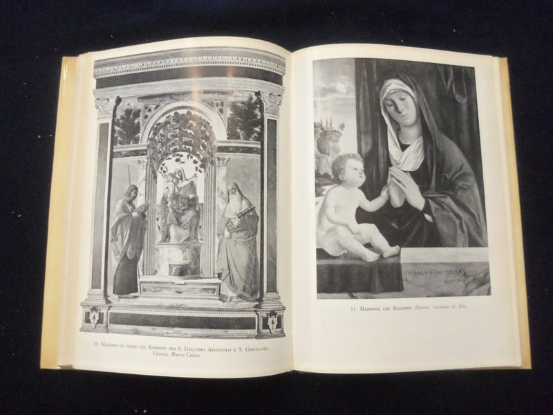 1962 CIMA DA CONEGLIANO HARDCOVER BOOK - ITALIAN TEXT - KD 8346