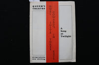 1966 QUEEN'S THEATRE PROGRAMS - NOEL COWARD - LILLI PALMER - LOT OF 2 - K 2379