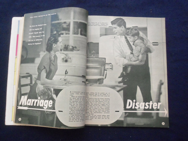 1952 MAY REAL STORY MAGAZINE - PAT BURRAGE COVER - SP 4781B