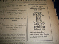 1898 OCT-DEC LEWISTON EVENING JOURNAL NEWSPAPER VOLUME - LEWISTON MAINE - BV 10