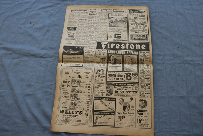 1965 JULY 22 THE DAILY CHRONICLE NEWSPAPER - U.S. EXPECTS 10-YEAR WAR - NP 8542