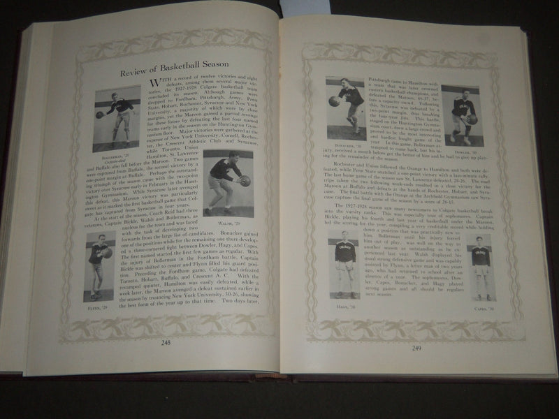 1929 SALMAGUNDI COLGATE UNIVERSITY YEARBOOK - HAMILTON NEW YORK - YB 1206