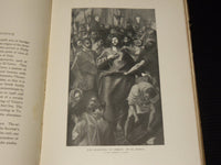 1907 OLD SPANISH MASTERS BOOK BY CAFFIN - ENGRAVED BY TIMOTHY COLE - KD 6132B