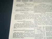 1881-1882 NEW LONDON TELEGRAM NEWSPAPER LOT OF 2 - GUITEAU TRIAL - NP 3908