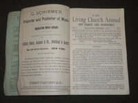 1886 THE LIVING CHURCH ANNUAL & CLERGY LIST QUARTERLY - MILWAUKEE WIS. - J 5250