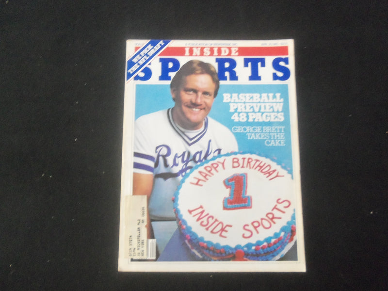 1981 APRIL 30 INSIDE SPORTS MAGAZINE - GEORGE BRETT COVER - B 431M