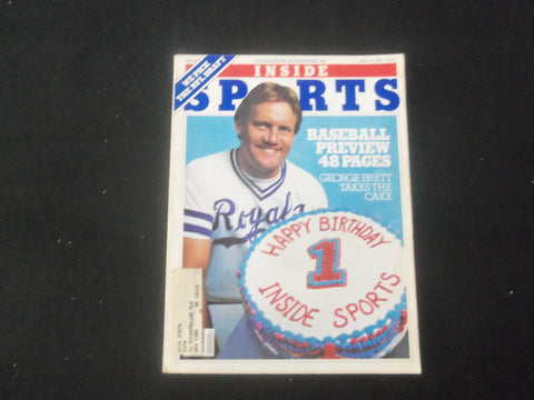 1981 APRIL 30 INSIDE SPORTS MAGAZINE - GEORGE BRETT COVER - B 431M