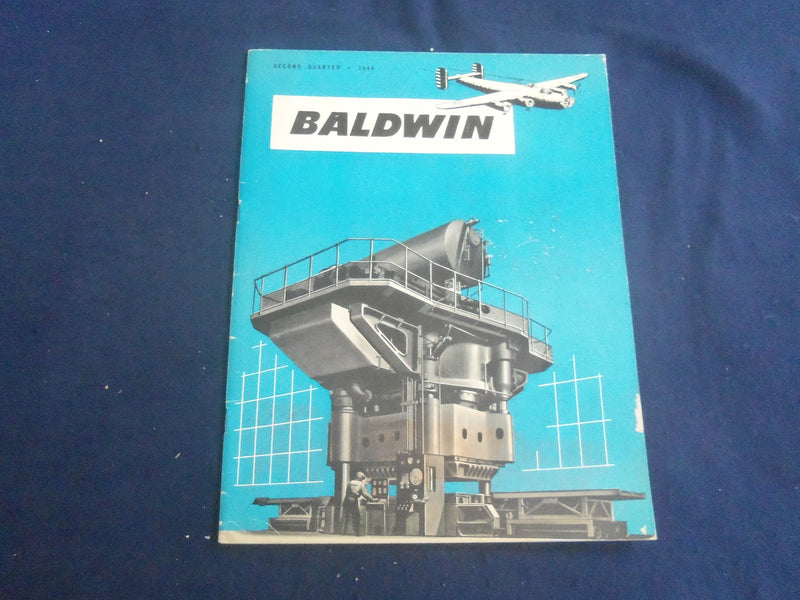 1944 SECOND QUARTER BALDWIN LOCOMOTIVES MAGAZINE- GREAT COVER & PHOTOS- SP 6482N