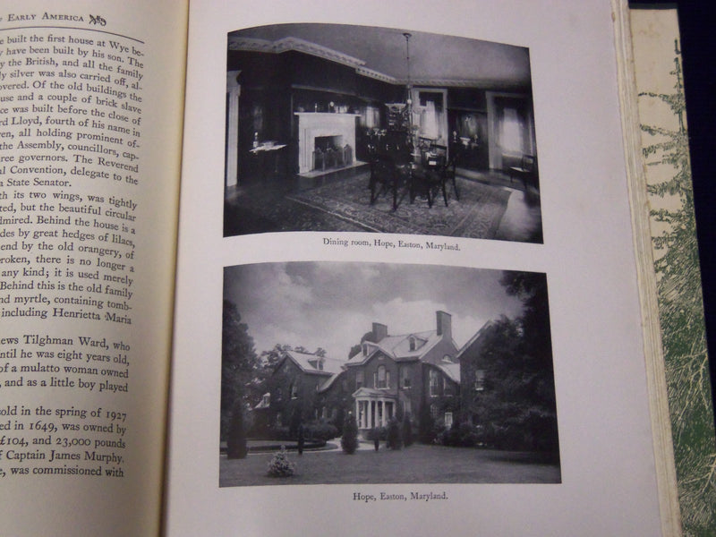 1936 HISTORIC HOUSE OF EARLY AMERICA BY ELISE LATHROP - ILLUSTRATIONS - KD 1270