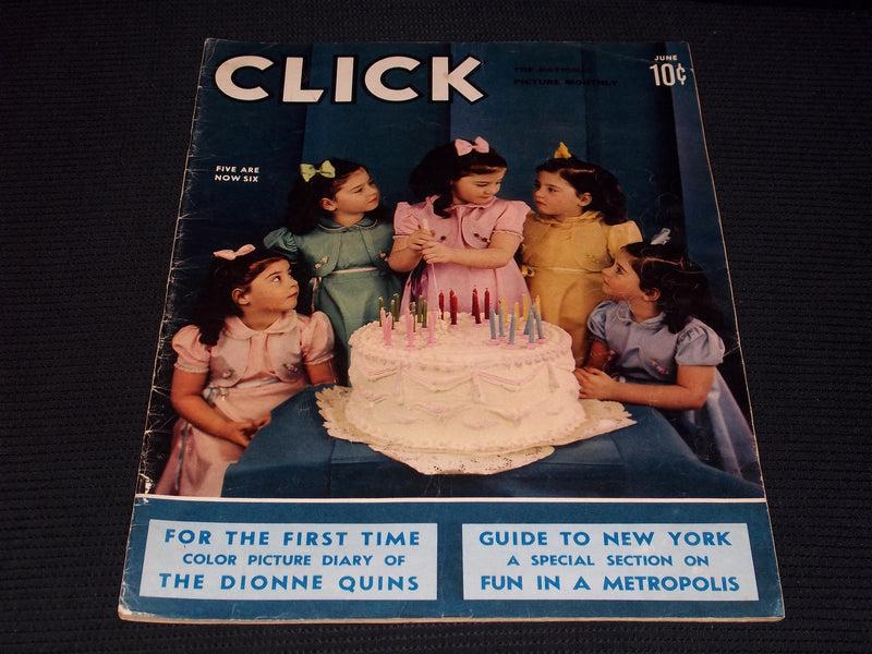 1940 JUNE CLICK MAGAZINE - 5 NOW 6 FRONT COVER - E 20043