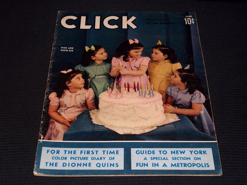 1940 JUNE CLICK MAGAZINE - 5 NOW 6 FRONT COVER - E 20043