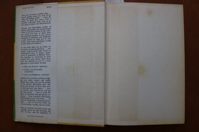 1962 BAREFOOT IN EDEN HARDCOVER BOOK BY JOHNNIE LEE MACFADDEN - KD 9611