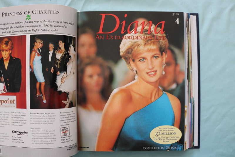 1997-1998 DIANA AN EXTRAORDINARY LIFE MAGAZINE ALBUM - ISSUE #S 1-13 - KD 9624