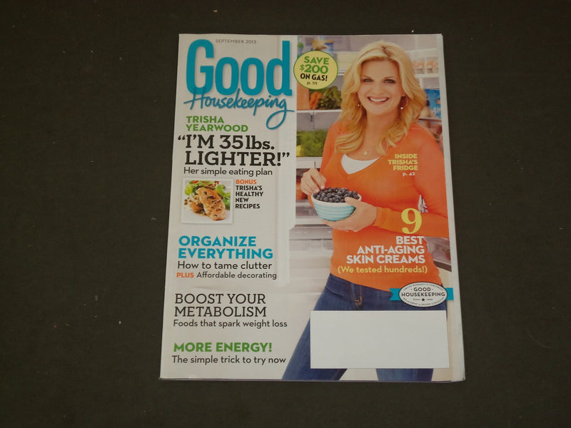 2013 SEPTEMBER GOOD HOUSEKEEPING MAGAZINE - TRISHA YEARWOOD COVER - B 3947