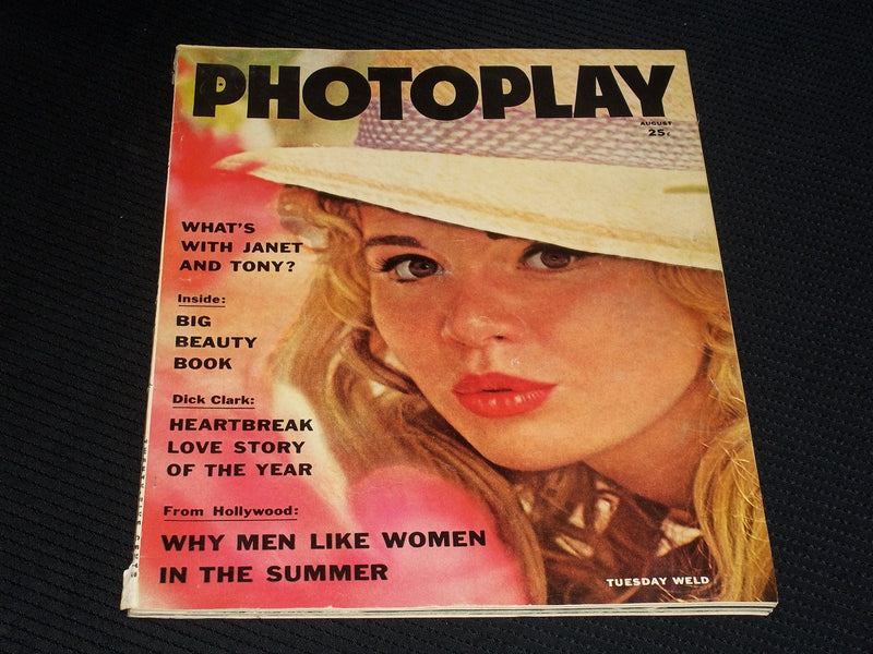 1961 AUGUST PHOTOPLAY MAGAZINE - TUESDAY WELD FRONT COVER - E 1451