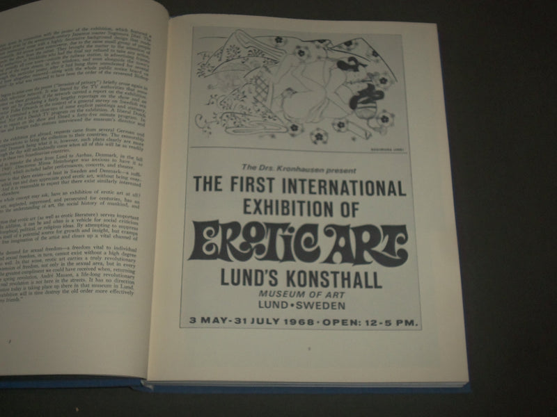 1968 EROTIC ART IN THE FINE ARTS BOOK BY DR. PHYLLIS KRONHAUSEN - I 1479