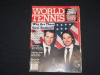 1984 MAY WORLD TENNIS MAGAZINE - JOHN MCENROE AND JIMMY CONNORS COVER - ST 1004R