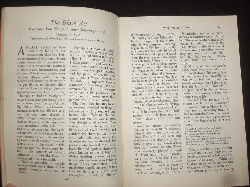1929 NOVEMBER THE READER'S DIGEST SOFTCOVER BOOK - NUMBER 91 - J 9935
