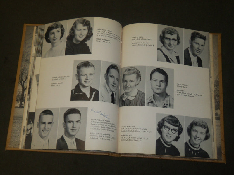 1956 THE FLAME CASEY COMMUNITY UNIT HIGH SCHOOL YEARBOOK - ILLINOIS - YB 1569