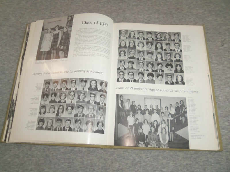 1970 ATODNEM MENDOTA HIGH SCHOOL YEARBOOK - MENDOTA, ILLINOIS - YB 2483