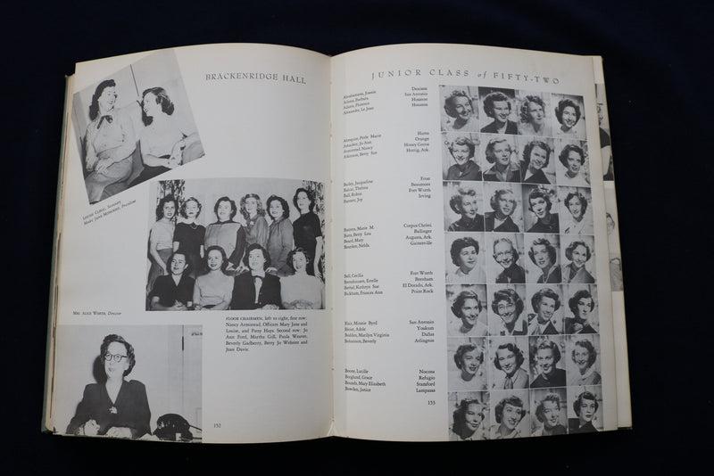 1951 DAEDALIAN TEXAS STATE COLLEGE FOR WOMEN YEARBOOK - DENTON, TX - YB 3440
