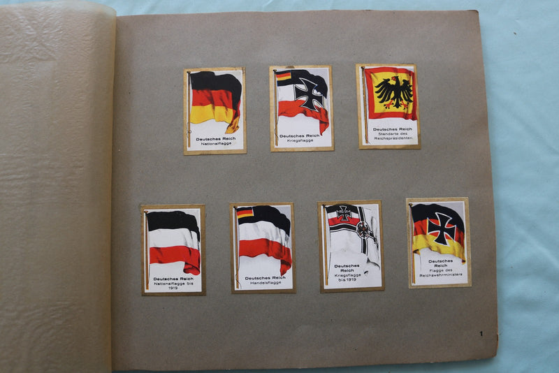 1900'S GERMAN STAMP ALBUMS - LOT OF 3 - SOFTCOVER BOOKS - KD 9623